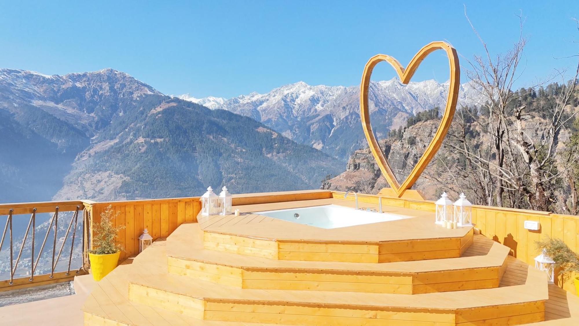 Infinity Sky Glamps Hotel Manāli Exterior foto